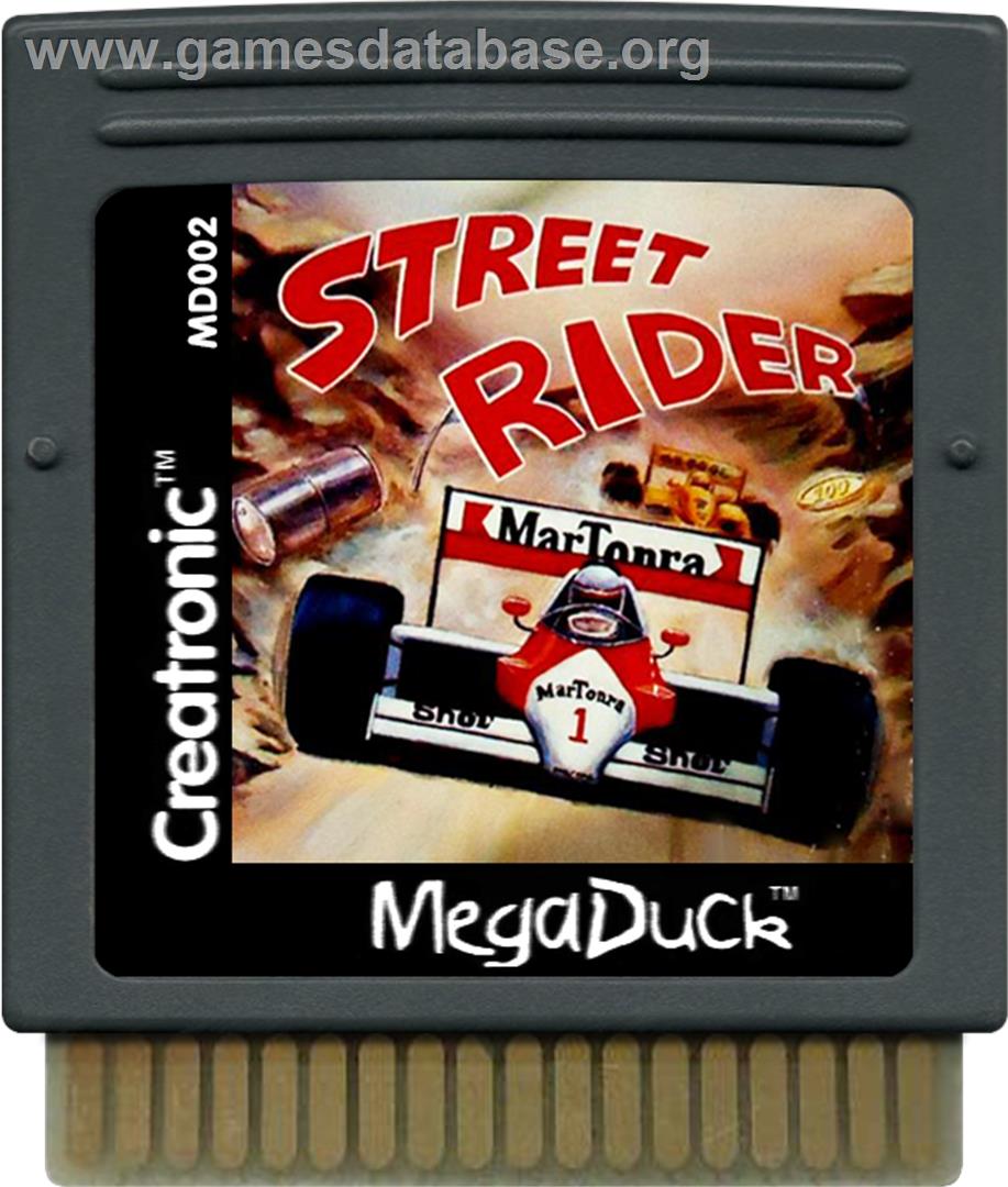 Street Rider - Mega Duck - Artwork - Cartridge