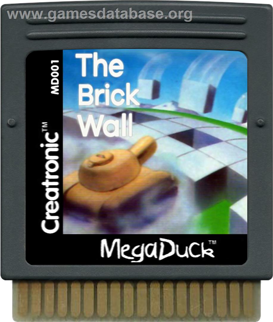 The Brick Wall - Mega Duck - Artwork - Cartridge