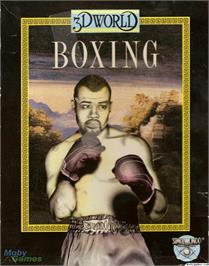 Box cover for 3D World Boxing on the Microsoft DOS.