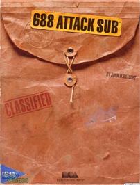 Box cover for 688 Attack Sub on the Microsoft DOS.