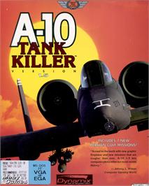 Box cover for A-10 Tank Killer on the Microsoft DOS.