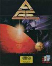 Box cover for A.G.E. on the Microsoft DOS.