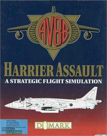 Box cover for AV8B Harrier Assault on the Microsoft DOS.