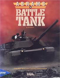 Box cover for Abrams Battle Tank on the Microsoft DOS.