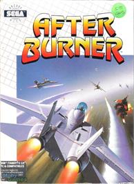 Box cover for After Burner II on the Microsoft DOS.