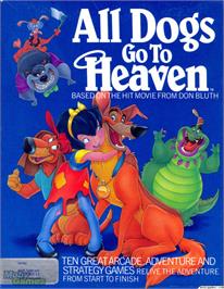 Box cover for All Dogs Go to Heaven on the Microsoft DOS.