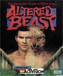 Box cover for Altered Beast on the Microsoft DOS.