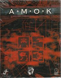Box cover for Amok on the Microsoft DOS.