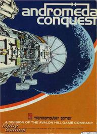 Box cover for Andromeda Conquest on the Microsoft DOS.