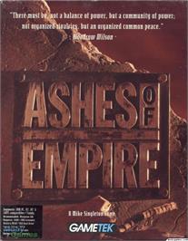 Box cover for Ashes of Empire on the Microsoft DOS.