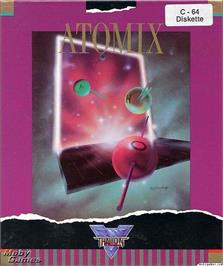 Box cover for Atomix on the Microsoft DOS.