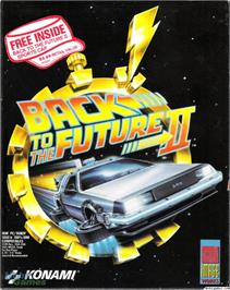 Box cover for Back to the Future Part II on the Microsoft DOS.