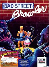 Box cover for Bad Street Brawler on the Microsoft DOS.