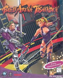 Box cover for Battle Arena Toshinden on the Microsoft DOS.