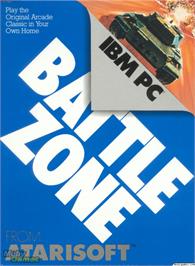 Box cover for Battle Zone on the Microsoft DOS.