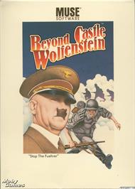Box cover for Beyond Castle Wolfenstein on the Microsoft DOS.