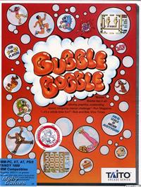 Box cover for Bubble Bobble on the Microsoft DOS.
