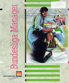 Box cover for Bundesliga Manager on the Microsoft DOS.