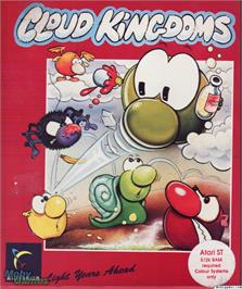 Box cover for Cloud Kingdoms on the Microsoft DOS.