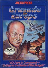 Box cover for Crusade in Europe on the Microsoft DOS.