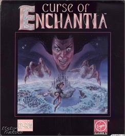 Box cover for Curse of Enchantia on the Microsoft DOS.