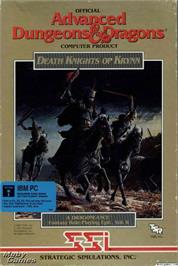 Box cover for Death Knights of Krynn on the Microsoft DOS.