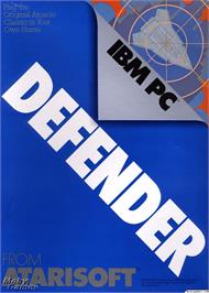 Box cover for Defender on the Microsoft DOS.