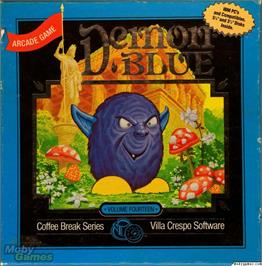 Box cover for Demon Blue on the Microsoft DOS.