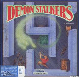 Box cover for Demon Stalkers on the Microsoft DOS.