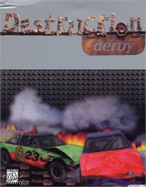 Box cover for Destruction Derby on the Microsoft DOS.