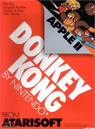 Box cover for Donkey Kong on the Microsoft DOS.