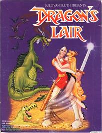 Box cover for Dragon's Lair on the Microsoft DOS.
