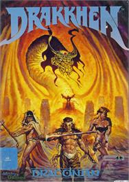 Box cover for Drakkhen on the Microsoft DOS.