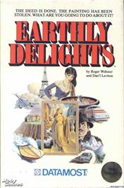 Box cover for Earthly Delights on the Microsoft DOS.