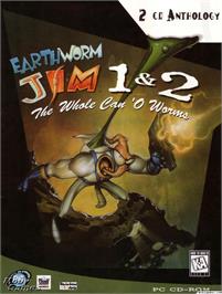 Box cover for Earthworm Jim 2 on the Microsoft DOS.