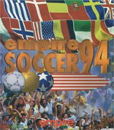 Box cover for Empire Soccer 94 on the Microsoft DOS.