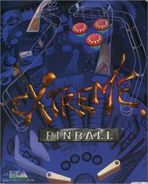 Box cover for Extreme Pinball on the Microsoft DOS.