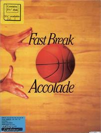 Box cover for Fast Break on the Microsoft DOS.