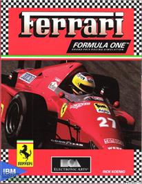 Box cover for Ferrari Formula One on the Microsoft DOS.