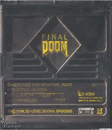 Box cover for Final DOOM on the Microsoft DOS.