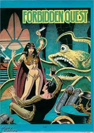 Box cover for Forbidden Quest on the Microsoft DOS.