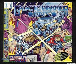 Box cover for Galactic Warrior Rats on the Microsoft DOS.