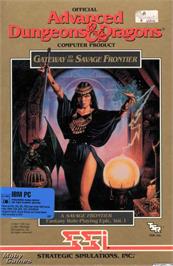 Box cover for Gateway to the Savage Frontier on the Microsoft DOS.