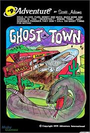 Box cover for Ghost Town on the Microsoft DOS.