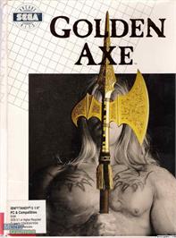Box cover for Golden Axe on the Microsoft DOS.
