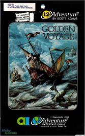 Box cover for Golden Voyage on the Microsoft DOS.