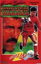 Box cover for Graeme Souness Soccer Manager on the Microsoft DOS.