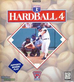 Box cover for HardBall 4 on the Microsoft DOS.