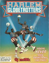 Box cover for Harlem Globetrotters on the Microsoft DOS.