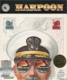 Box cover for Harpoon on the Microsoft DOS.